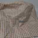 Cute Gingham Picnic Blanket, Waterproof Foldable, in Large 80x60in and Extra Large 80x80in, Portable Compact Beach Blanket, Oversized XL Outdoor Mat (Tan, X-Large)