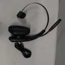 Trucker Bluetooth Headset, Wireless Headset with Mic, Bluetooth Headsets with Dual Noise Cancelling Microphone & Mute Button, 55Hrs Working Time PC Headsets for Cell Phones, Computer, Truck Driver