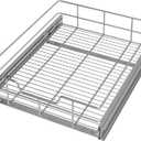 Pull Out Cabinet Organizer 17" W X 22" D, Slide Out Drawers For Kitchen Organizers and Storage, Pull Out Drawers For Cabinets Capacity Heavy Duty Caddy, Cabinet Shelves Chrome-Plated, Bathroom Pantry