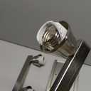 VOLISUN Brushed Nickel Bathroom Light Fixtures, 3-Light Bathroom Vanity Lights Over Mirror, Modern Vanity Light for Bathrooms, Bathrooms Lights Fixtures Over Mirror with Milky White Glass Shades