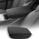 CDEFG for 2025 2026 Jeep Wagoneer S Center Console Cover Armrest Box Cover for Wagoneer S (Limited, Launch Edition) Accessories Console Arm Rest Protector Thickened