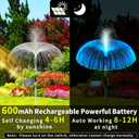 AcaJoe Solar Lights Outdoor 3 Pack 7 Colors Changing Jellyfish Solar Garden Lights Outside Waterproof for Yard Pathway Lawn Festival Wedding Party Decoration