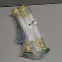 4 Pack Christmas Battery Operated LED Window Candles with Timer, Christmas Window Candles Lights with 3V Ultra-Bright LED Bulbs for Halloween Decorations Indoor Windows Mantels Table , 4 Suction Cups