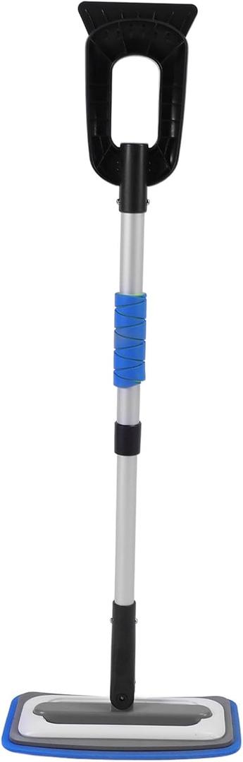 Car Snow Scrapers,Aluminium Alloy Ergonomic Handle Efficient Snow Removal Snow Broom Ice Scraper for Car Windshield (Blue)