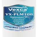 Vexca® Swimming Pool Filter Cartridge Compatible with Pentair's Sta-Rite PLM100, 27002-0100S and System 2 Modular Media Pool and Spa D.E. Filter, 100 Sq.Ft, 1 Pack