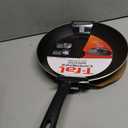 T-Fal Experience Nonstick Fry Pan 12.5 Inch, Induction, Oven Broiler Safe 400F, Non Stick Frying Pan, Skillet, Kitchen Egg Pan, Omelet Pan, Cookware, Pots and Pans, Home, Dishwasher Safe, Black