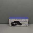 CoBak Hard Carrying Shell Case for PlayStation Portal Remote Player - with 2 Screen Protector, 1 Grip Case, 4 Thumb Grip Caps, Hard Outer Cover for PS5 Portal, Black