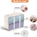 Packing Cubes for Travel - 8 Set Luggage Organizer Bags for Family, Mesh Breathable Travel Packing Cubes for Suitcases Durable Travel Essentials Bags Set