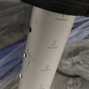 Super Lightweight Rollator Walker for Seniors, Foldable Rolling Walker with Seat and 8" Rubber Wheels for All Terrain, Upgraded Height Adjustment Button with Cup Holder, Blue