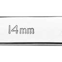 Jetech Double Box End Ratcheting Wrench 14mm x 15mm - Metric 72 Tooth Ratchet Gear Spanner Tools CR-V Heavy Duty Gear Spanner for Repairs