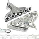 A-Premium [L6 4.2L] Exhaust Manifold W/Gaskets, Studs, Nuts, Bolts Fit for Chevy Trailblazer, Trailblazer EXT & GMC Envoy & Buick Rainier & Isuzu Ascender & Saab 9-7X, 2006 2007, Naturally Aspirated