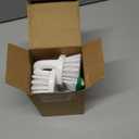 Amazer Scrub Brush for Cleaning Comfort Grip Shower Scrubber Stiff Bristles with Handle Heavy Duty Cleaner Brush for Tub Sink Carpet Floor - Pack of 2 (Green+Green)