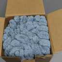 Kevin Textile Throw Pillow Covers Soft Corduroy Decorative Set of 2 Boho Striped Pillow Covers Pillowcases Farmhouse Home Decor for Couch Bed Sofa Living Room 26x26 Inch, Blue Grey