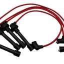 IEQFUE Set of 4 Wires Spark Plug Wire Set 90919-22387 9091922387 Compatible with Toyota Tacoma 4Runner T100 L4 2.4L 2.7L