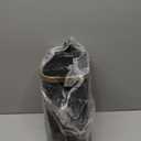 CEROELDA Small Bathroom Trash Can with Lid Soft Close-5L/1.3 Gal Slim Garbage Can-Metal Step Wastebasket-Rectangle Narrow Waste Bin for Office, Bedroom, Toilet, Live Room-Black