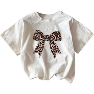 RoseSeek Girl's Graphic Tee Shirt Short Sleeve Round Neck Preppy Casual Trendy Cute Summer Tops
