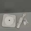 CD Player Portable Bluetooth 5.1 Desktop CD Player with HiFi Sound Speakers,Remote Control,Dust Cover,LED Display,Boombox FM Radio,USB/AUX for Home,Kids (White)