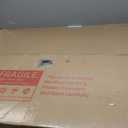 WEER Gold Bathroom Mirror, 40X32 Inch Brushed Gold Metal Frame Mirror, Rounded Rectangle Gold Bathroom Vanity Mirror for Wall, Tempered Glass, Anti-Rust, Hangs Horizontally or Vertically