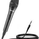Dynamic Karaoke Microphone for Singing, Vocal Wired Microphone for Karaoke, Handheld Mic with 10 Ft Cable, Mics for Speaker with ON/Off Switch
