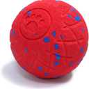 SCHITEC Interactive Dog Toy Ball  Automatic Moving & Bouncing Balls for Large Dogs, Rechargeable Motorized Dog Ball, Stimulating Pet Toy for Active & Bored Medium Large Dogs (Red)