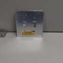 Silver Mirrored Switch Plates - 2 Gang Wall Cover, Durable Acrylic Decorative Light Switch Plates