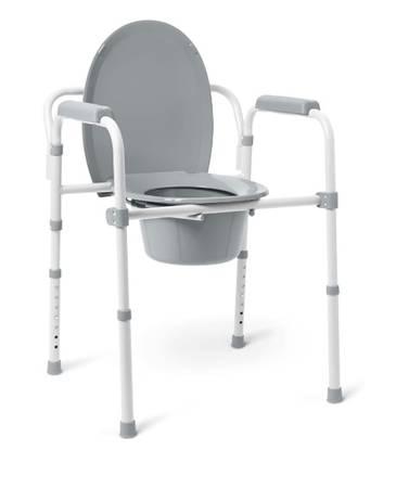 Brand New Elongated Seat Bedside Commode Potty Chair