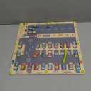 Magnetic Alphabet Maze Letter Puzzle Board, NOWRICH Montessori Toys for 2 3 4 5 Year Old Boy Gift, Magnet Alphabet Learning Car Parking Maze Toys for Kids 3-5, Birthday Gifts for Toddler