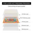 10PCS 12x12 Inch Colorful Thanksgiving Turkey with Candy Corn Floor Tiles Peel and Stick Removable Self Adhesive DIY Vinyl Flooring Stickers for Kitchen Bathroom Living Room Home Decor