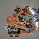 24 Pcs Monster Truck Party Decorations Paper Glasses and Paper Headbands Monster Truck Photo Booth Props Decorations