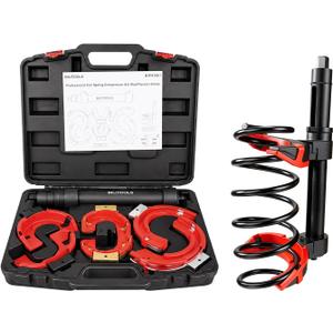 BILITOOLS Heavy Duty Coil Spring Compressor Tool, Macpherson Strut Kit, 5,512 lb – 3-Jaw Clockwise