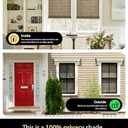 Cordless Bamboo Roman Shades for Windows, Blinds Size (30 1/2" W  48" H) Colour (BDP-Driftwood) Fits Windows (30 3/4" W  48" H)