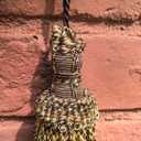 1 Pack Small Decorative Tassel with Hanging Loop, 8 in Total Length  Handcrafted Curtain Tieback, Ornament, and Home Dcor Accent (E98327_A)