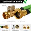 100FT Premium Garden Hose Ultra Lightweight Non Expanding Design 100 FT Watering Hose with 10 Function Nozzle, Kink & Tangle-Free, Leakproof & Pressure Resistant for Yard/Lawn/Camping (Green)