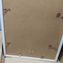 Wood 16x20 Picture Frame with 11x14 Mat White, Display 11x14 with Mat or 16x20 Without Mat, Wood 16 by 20 Photo Frame, 16 x 20 Frame for Wall Hanging Display, White