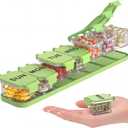 Extra Large Weekly Pill Organizer - Waterproof 7-Day Pill Box, Portable Vitamin & Supplement Case, Easy to Open Design, Ideal for Travel a nd Daily Medication Management (Green)