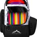 Himal Outdoors Disc Golf Bag with 30+ Disc Capacity, Durable Disc Golf Backpack for Men Multiple Storage Pockets (Camouflage)