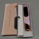 Go Brush Pro 2026 Straight Hair Brush 300 Million Negative ions Portable Cordless Straight Hair combsuitable for Women, 4-Temperature Fast Heating MCH Ceramic Coating is Smooth (Pink)