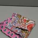 INDIANHANDICRAFTS 10 Pc Mix Lot Hand Block Print Napkin, 100% Cotton, 16x16 Inch, Multicolor Floral, Square, Napkin