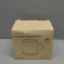 APEKX Warm Cup Coffee Mug Warmer Set - Smart Stable Constant Temperature 131F, 15W Wireless Charging, 12.8 oz Capacity - Supports USB-C Interface, Automatic Power On/Off Function (4 H). (Deep Navy)