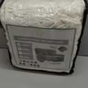 ULTICOR Reclining Love Seat Slipcover, 48" - 65" L, 6-Piece Velvet Stretch Loveseat Reclining Sofa Covers, 2 seat Love seat Recliner Cover, Thick, Soft, Washable (Ivory)