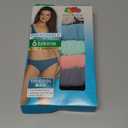 Fruit of the Loom Women's Breathable Underwear, Moisture Wicking Keeps You Cool & Comfortable (6, Cooling Stripes - Bikini - 6 Pack)
