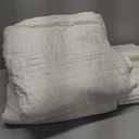 RECYCO Luxury Velvet Quilt Set King Size, Lightweight Velvet Comforter Set, Oversized Bedspread Coverlet Quilted Bedding Set, with 2 Matching Pillow Shams, for All Season, Cream White