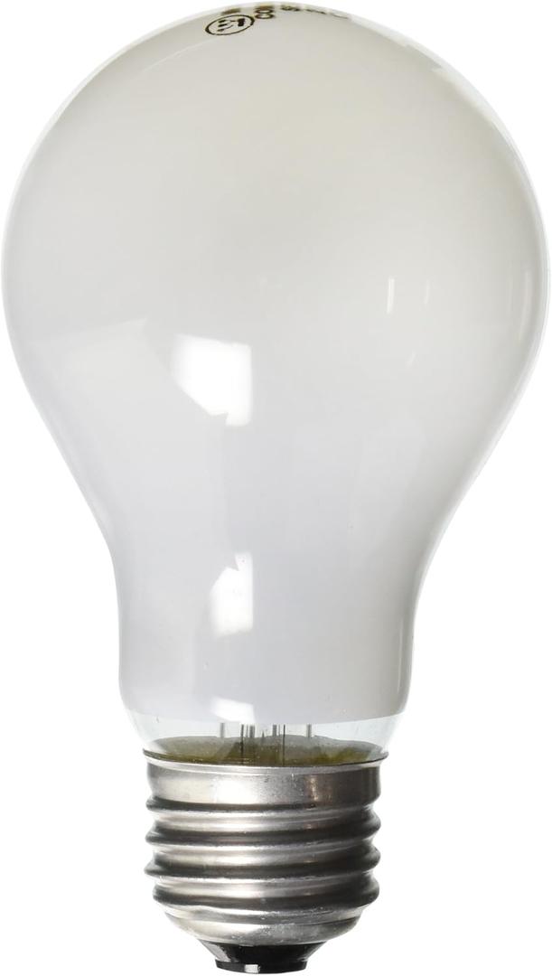 Westinghouse 0410000, 25 Watt, 130 Volt Frost Incand A19 Light Bulb, 5000 Hour 205 Lumen, 4-Pack, 1