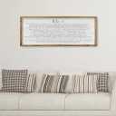 ZZJJHYWGQ Catholic Wall Decor Psalm 91 Bible Verse Wall Art 32"×12" Scripture Print Sign for Home Prayer Room Family Christian Inspirational Quotes Wood Framed Religious Wall Hanging (Black)