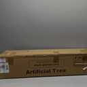 GarveeHome Artificial Plants Indoor, 5 ft Fake Black Olive Tree with Lights Tall Fake Plants in Plastic Nursery Pot Fake Tree Artificial Trees for Home Decor Office Living Room