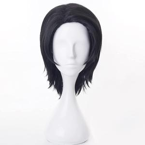 Anime Black Short wig Men Straight Hair COS Yuuta Pure Lovers Cosplay Wig Halloween,Christmas,Daily Fashion, Anime and Gaming Expo,Fancy ball