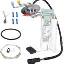 1992-1997 Front Fuel Pump Assembly Compatible for Ford F Super Duty F-150 F-250 F-350 L6 4.9L V8 5.0L 5.8L 7.5L 1992-1997 Midship Tank 17 Gallon, Replace SP2005H