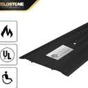 5''W x 1/4''H x 36''L - Commercial Aluminum Door Threshold(Matte Black Anodized)- Door Saddle- ADA accessible Barrier Free- Fire Rated- Door Thresholds for Exterior Doors, B303A