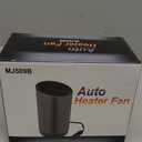 Car Heater, 12V Portable Car Heater that Plugs into Cigarette Lighter, Defroster for Car Windshield, 2 in 1 Heating & Cooling Fast Heating Defrost Defogger with Suction Holder