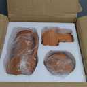 Terracotta Vases Sets, Farmhouse Decor, Ceramic Vase for Flower, Wide Mouth Rustic Home Decor Vases for Flowers, Living Room,Table,Shelf and Accessories (3)